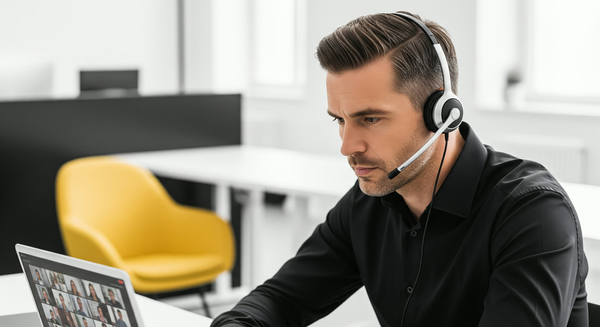 Professional independent contractor working remotely